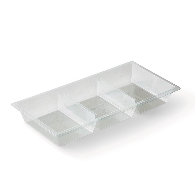 600ml Clear rpet tray - euro pal