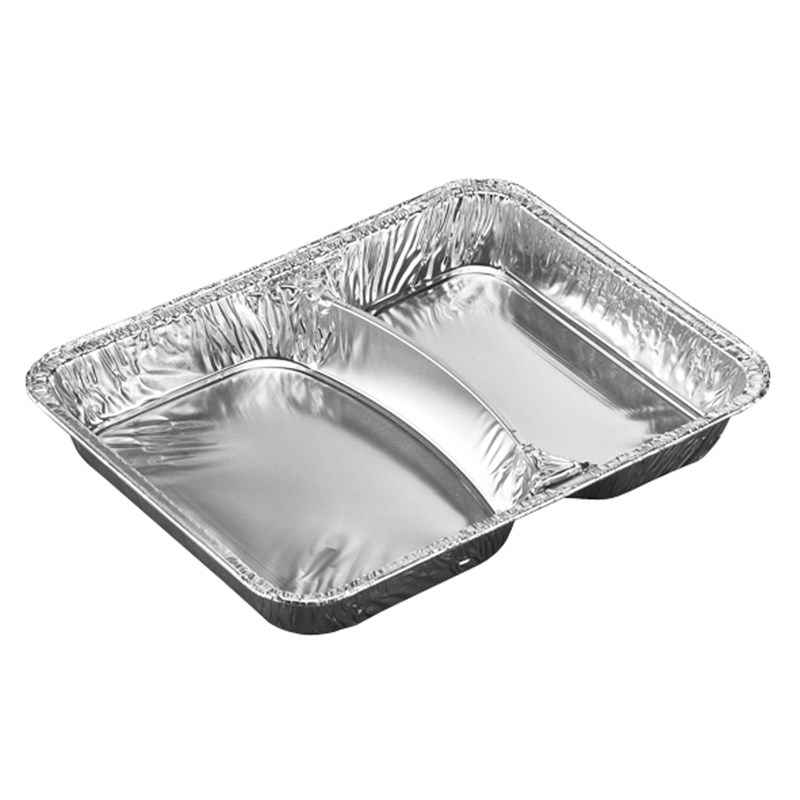 725ml Aluminium container 2 comp - euro pal