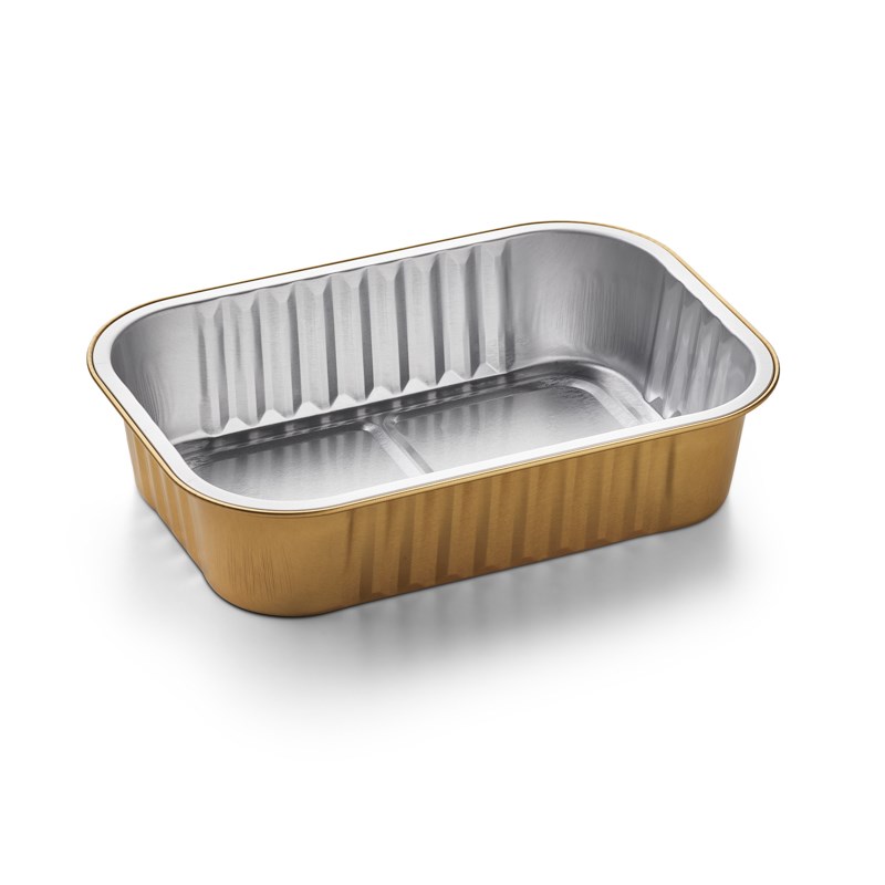 463ml Gold alu coated container - euro pal