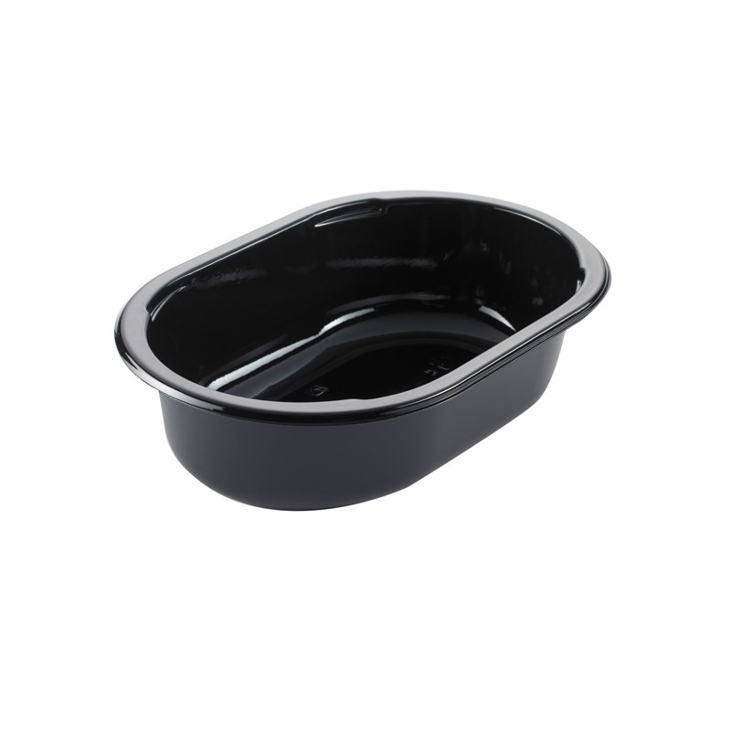 540ml Black cpet tray - euro pal
