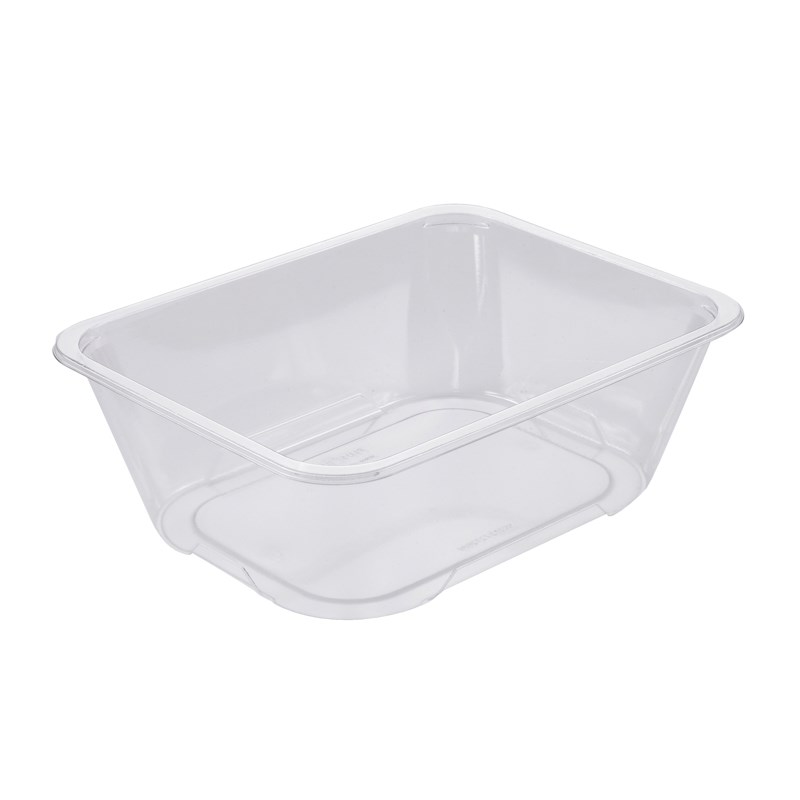2126ml Clear dpet tray - euro pal