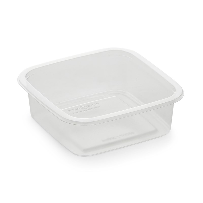 365ml Clear rpet tray - plastic pal