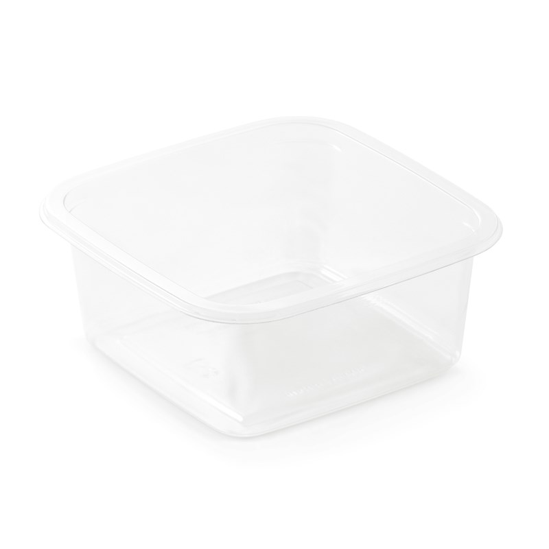 445ml Clear rpet tray - euro pal