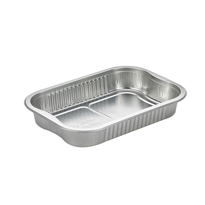 788ml Aluminium container w/reverse handles - bulk transpac