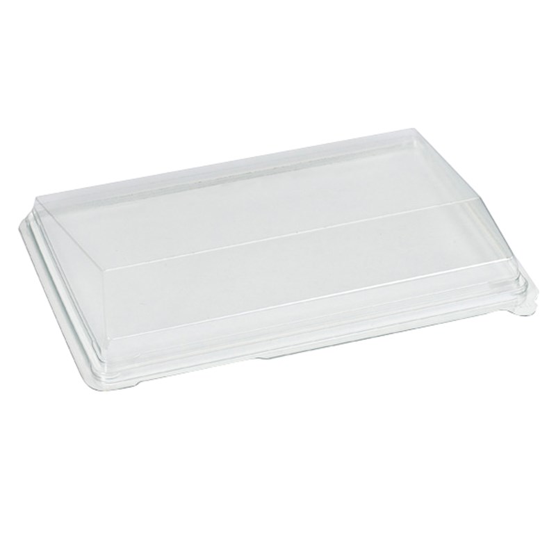 Rpet lid 220x147mm w/anti-fog feature - euro pal