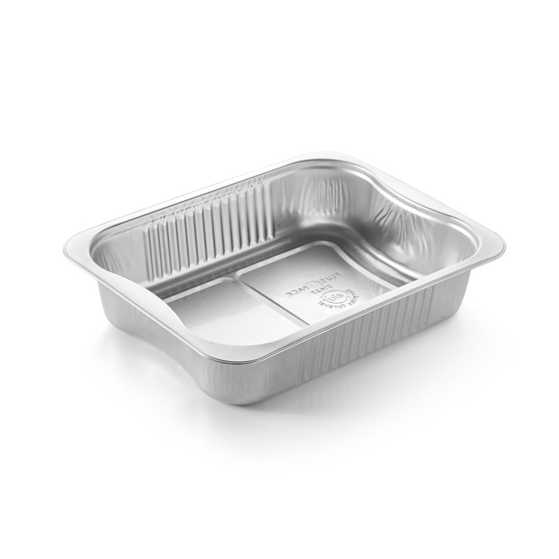 1427ml Aluminium container w/reverse handles - bulk ter