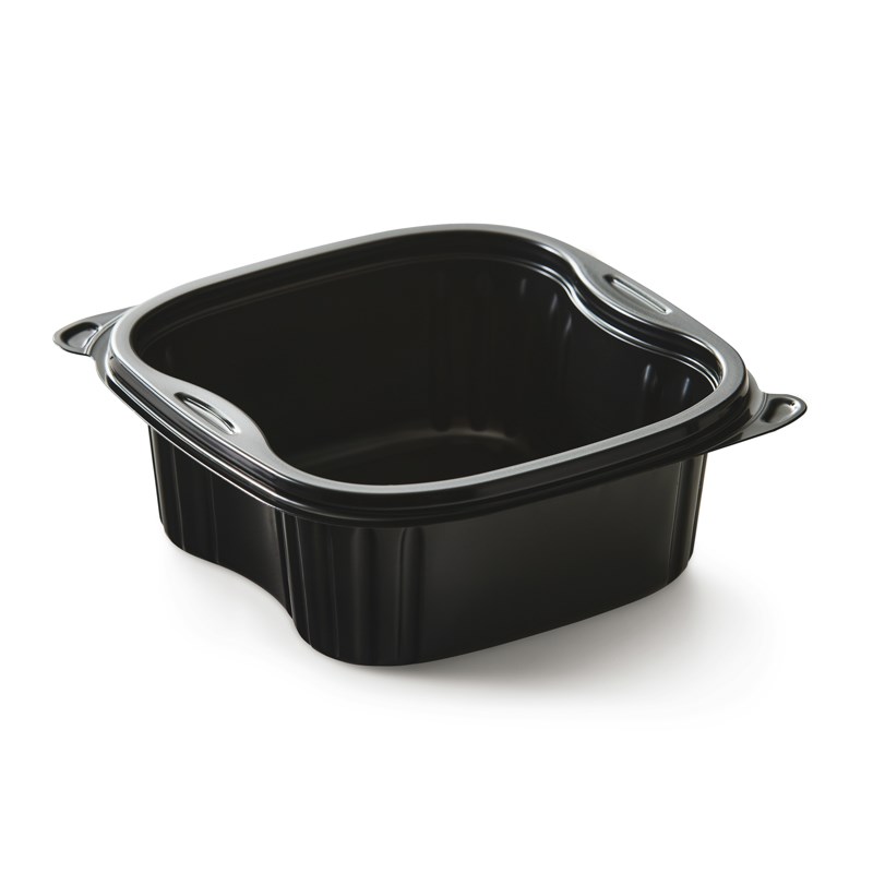555ml Black pp tray - euro pal