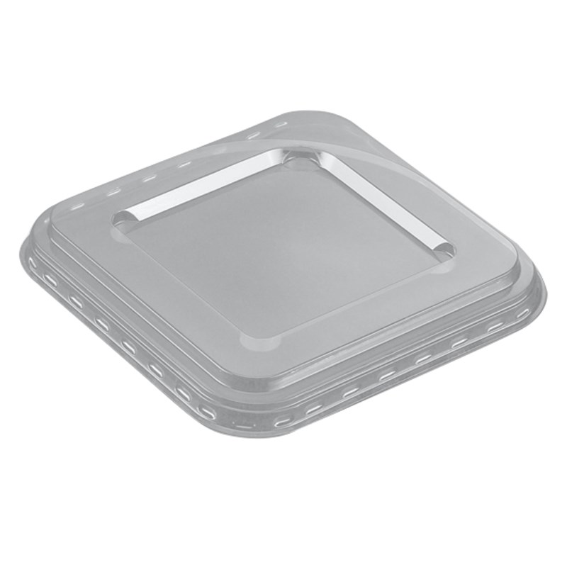 Rpet lid 126x126mm w/stackable feature - euro pal