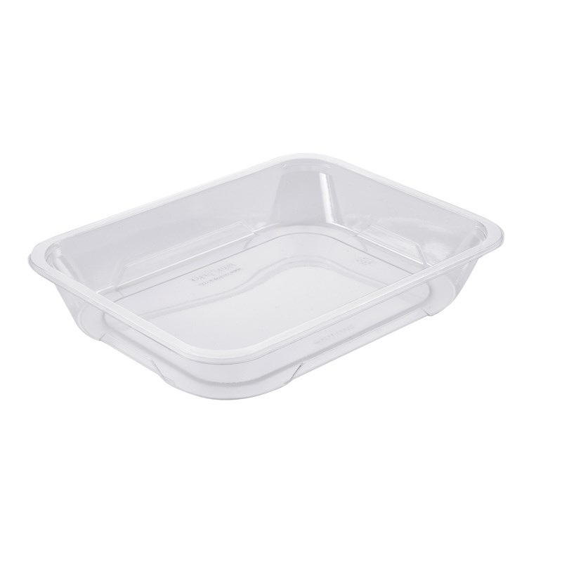 1135ml Clear rpet tray - euro pal