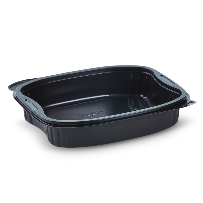 864ml Black ppchalk tray w/reverse handles - euro pal