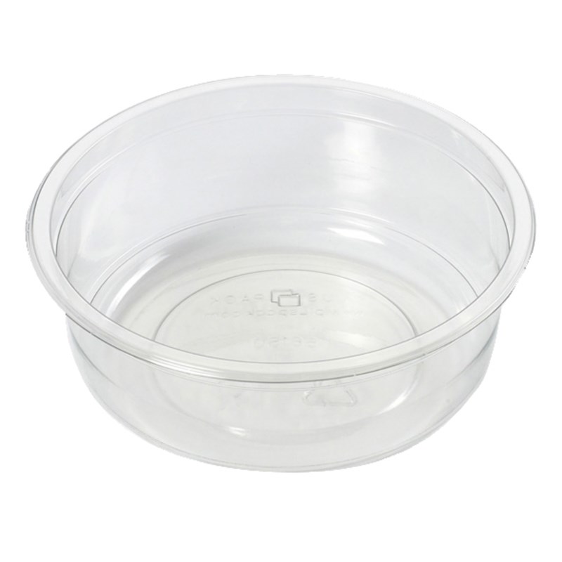 250ml Clear dpet tray - bulk transpac