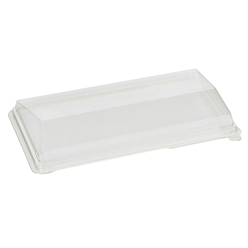 Rpet lid 185x109mm w/anti-fog feature - euro pal
