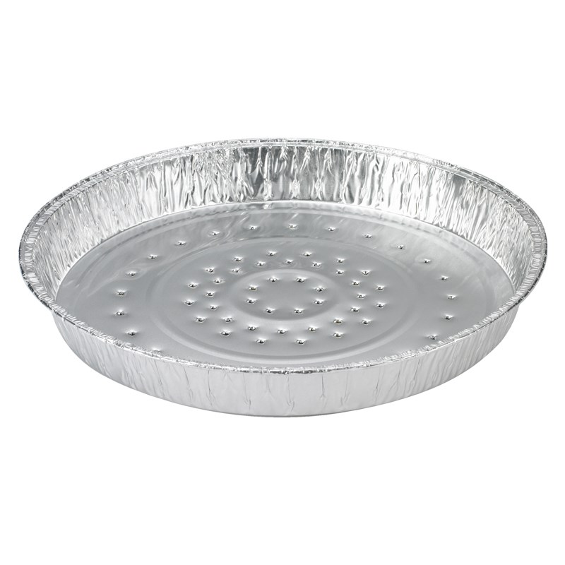 1800ml Aluminium container w/perforated bottom - euro pal