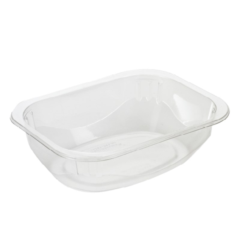 745ml Clear rpet tray - euro pal