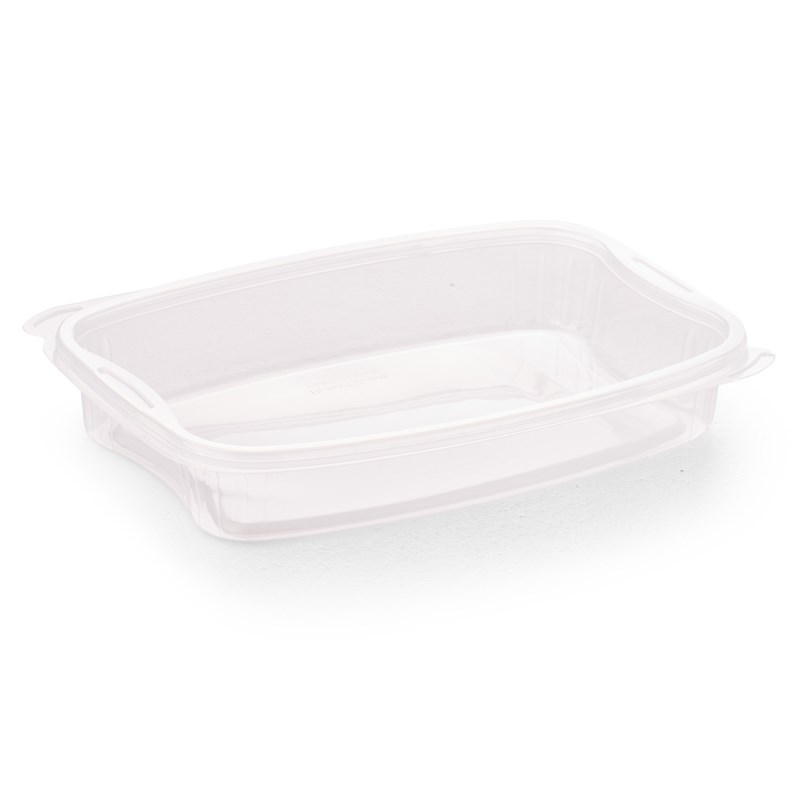 980ml Clear pp tray w/reverse handles - euro pal