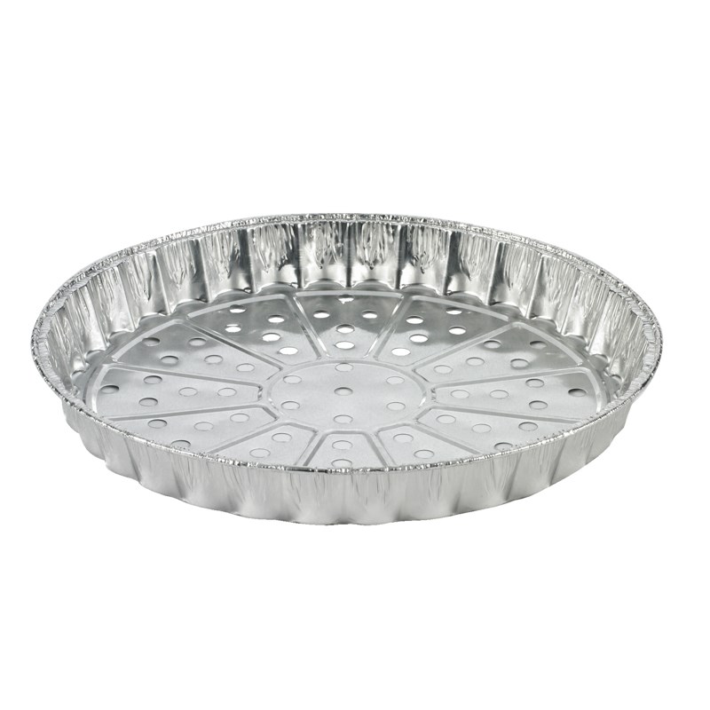 610ml Aluminium container w/perforated bottom - bulk transpac