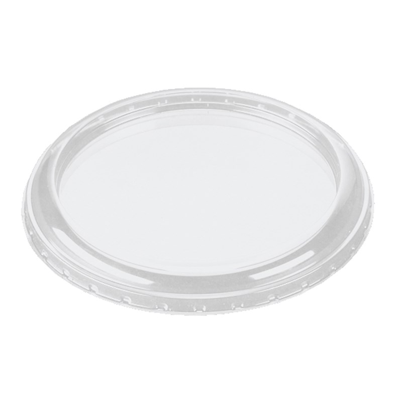 Dpet lid Ø118mm w/stackable feature - bulk transpac