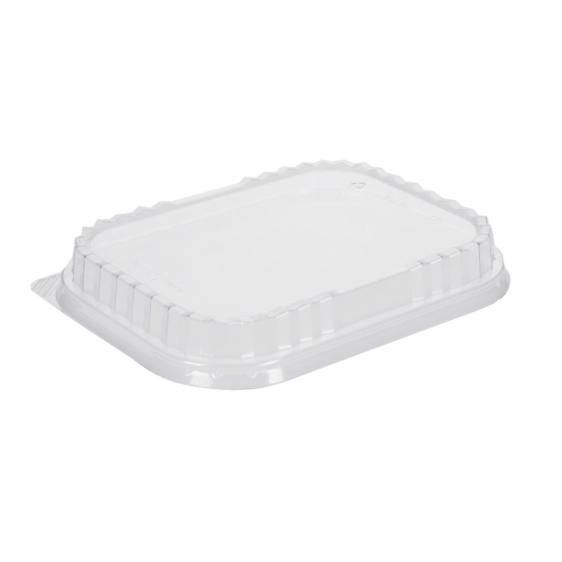 Dpet lid 185x143mm w/anti-fog, stackable features - euro pal