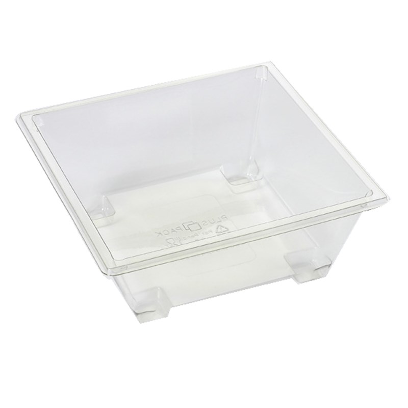585ml Clear dpet tray - euro pal