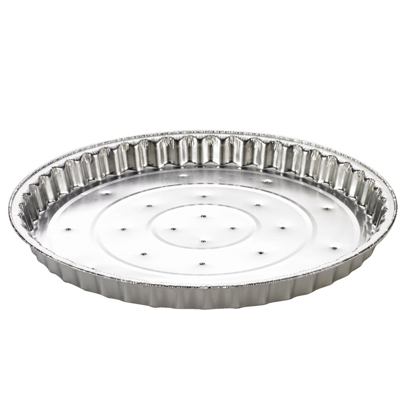 680ml Aluminium container w/perforated bottom - euro pal