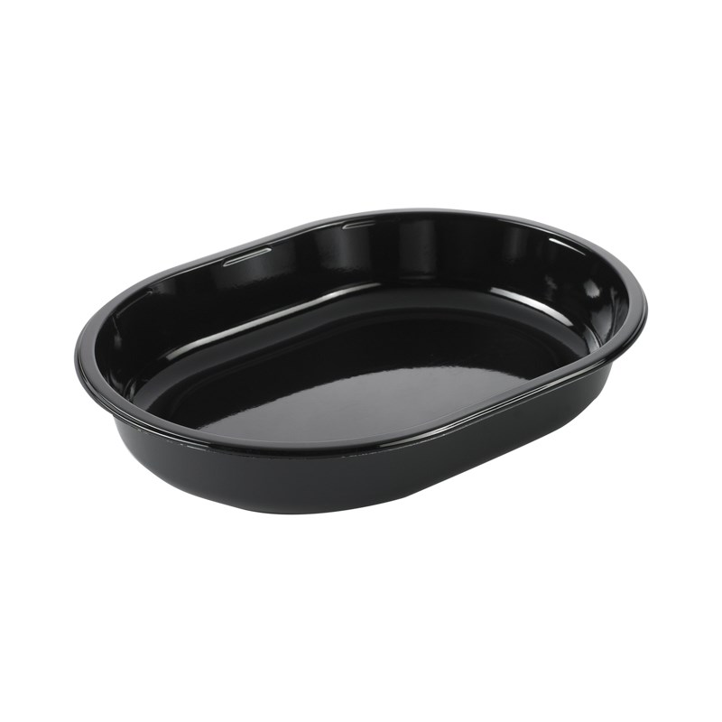 Set - 40pack 1000ml Black cpet tray - euro pal