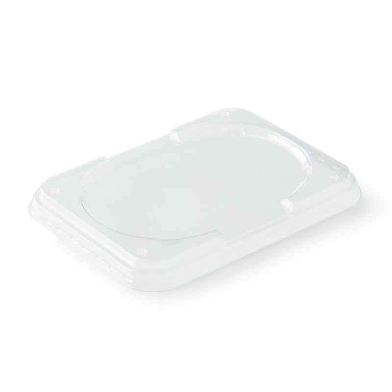 Rpet lid 191x142mm w/stackable feature - euro pal