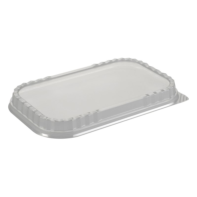 Dpet lid 271x168mm w/anti-fog, stackable features - euro pal