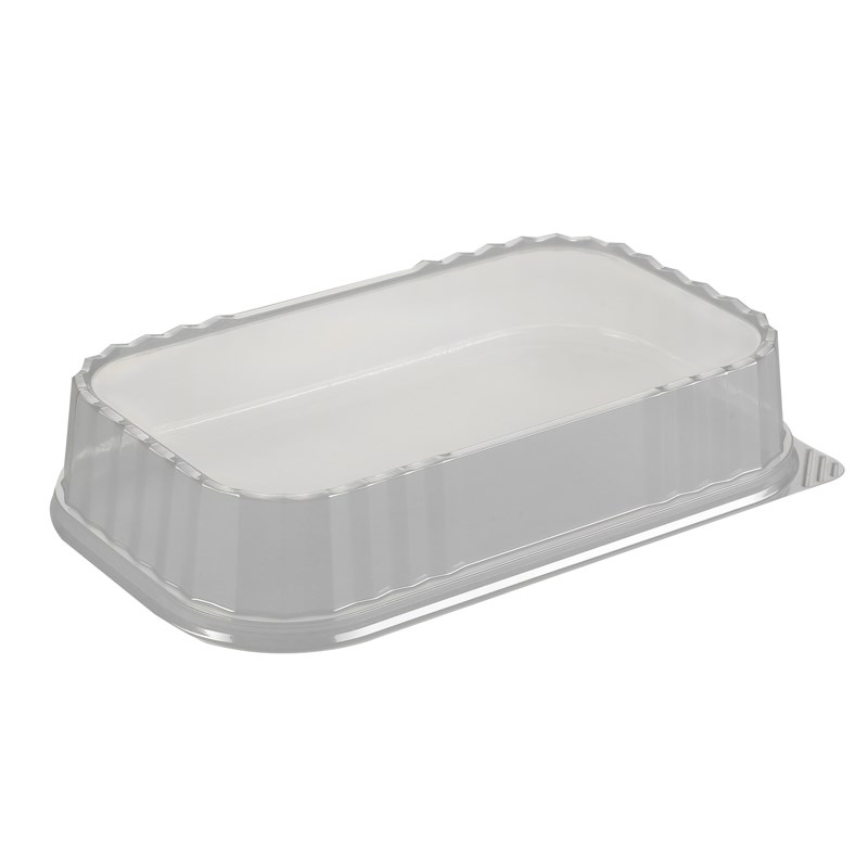 Dpet lid 271x168mm w/anti-fog, stackable features - euro pal