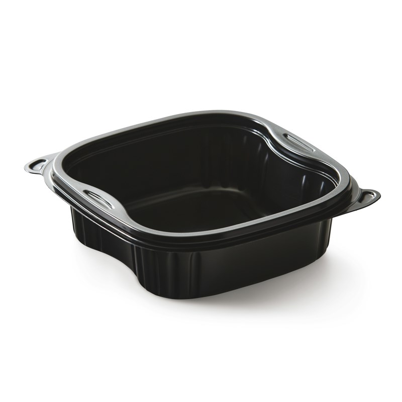 445ml Black pp tray - euro pal