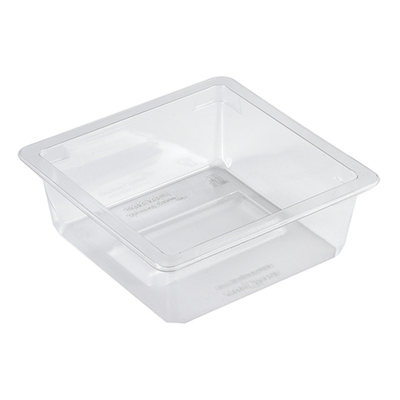 500ml Clear rpet tray w/safesnack™ - euro pal