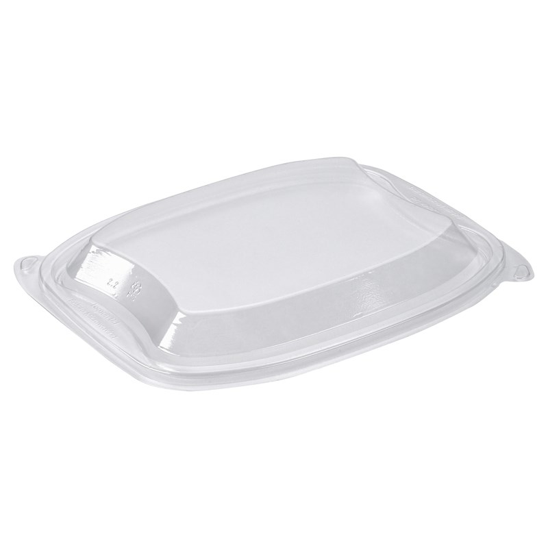 PP lid 208x170mm w/anti-fog, venting features - euro pal