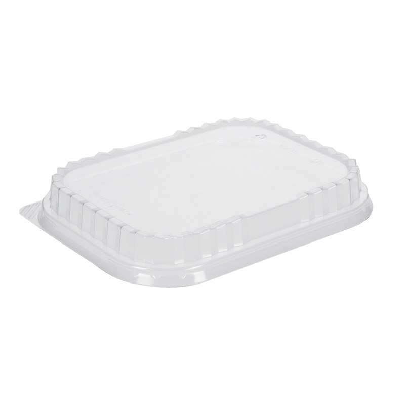 Dpet lid 185x143mm w/anti-fog, stackable features - euro pal
