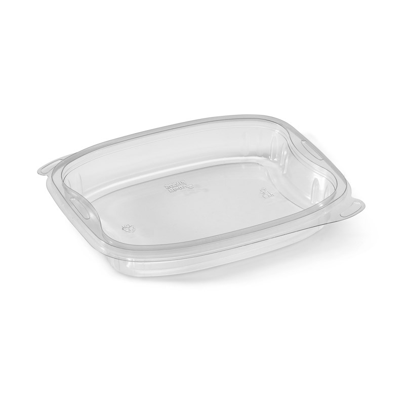500ml Clear rpet tray w/reverse handles - euro pal