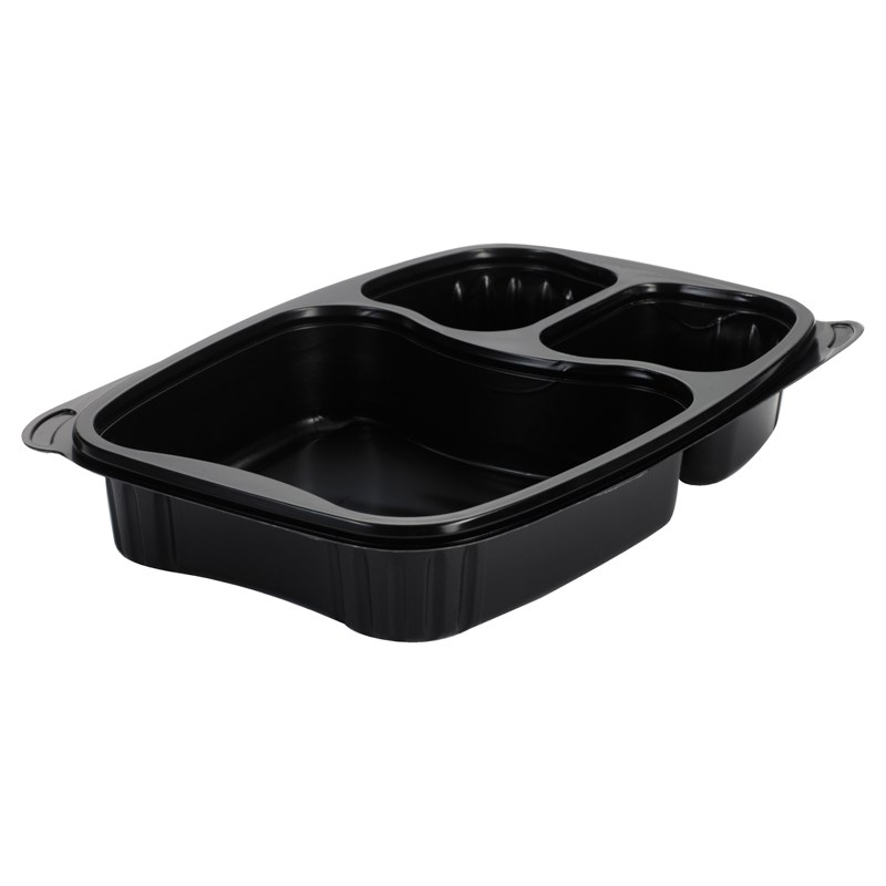 885ml Black ppchalk tray w/reverse handles - euro pal