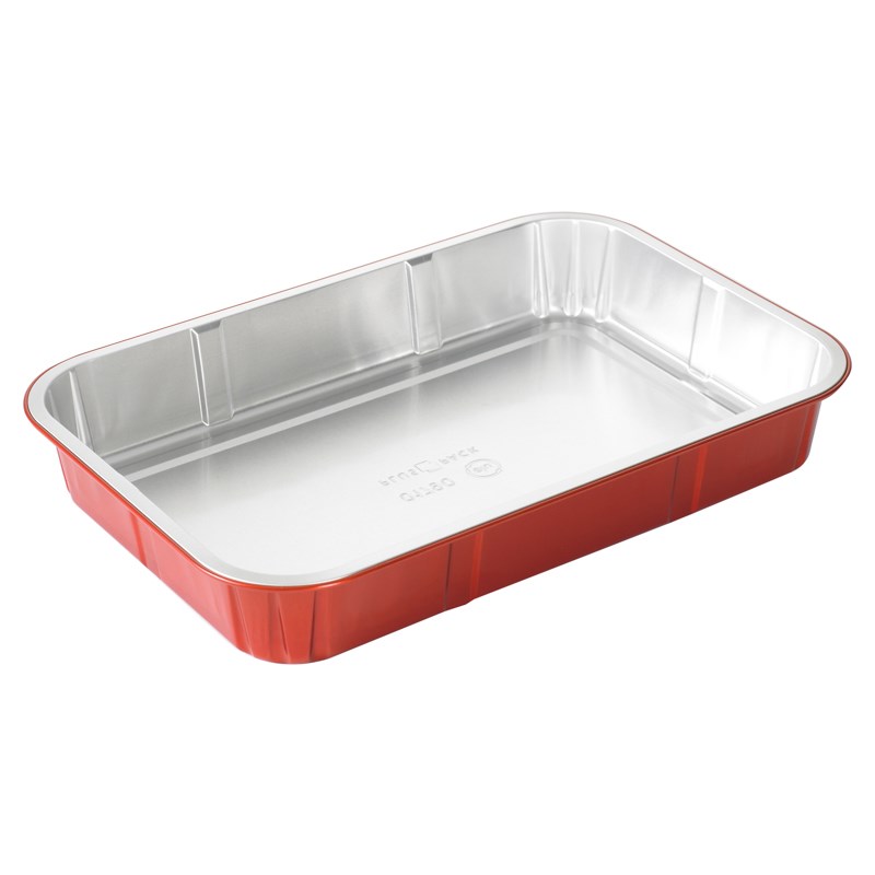 1794ml Red alu coated container - euro pal