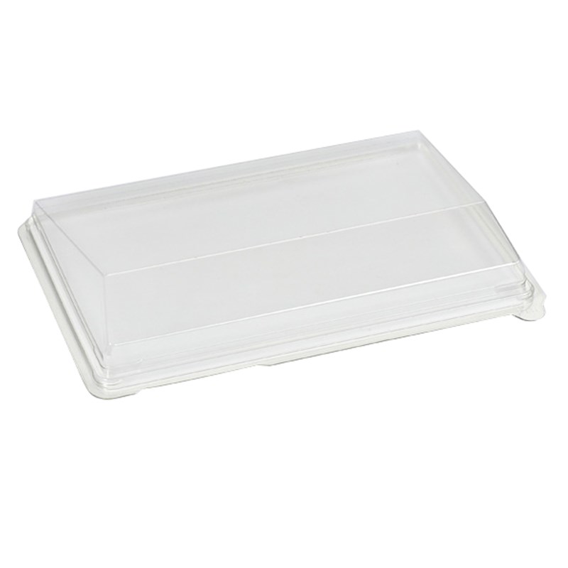 Rpet lid 185x134mm w/anti-fog feature - euro pal