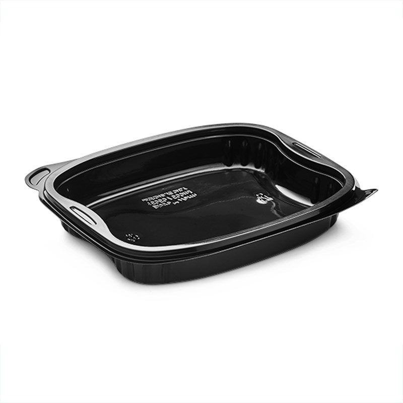 500ml Black pp tray w/reverse handles - euro pal