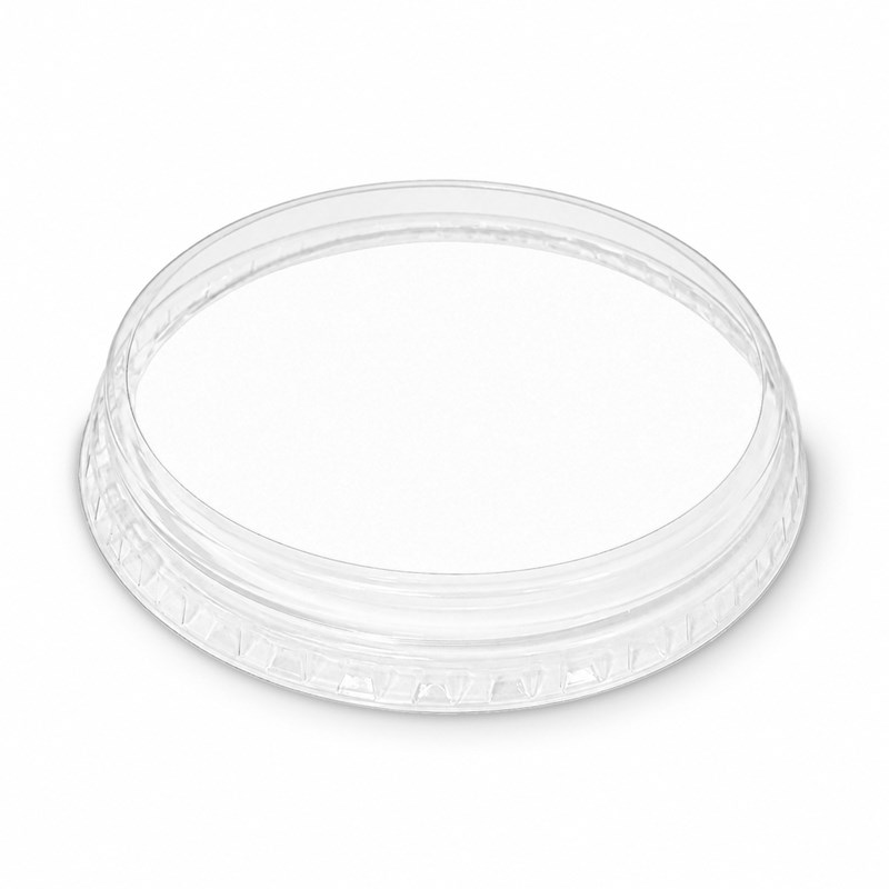 Rpet lid Ø120mm w/stackable feature - euro pal